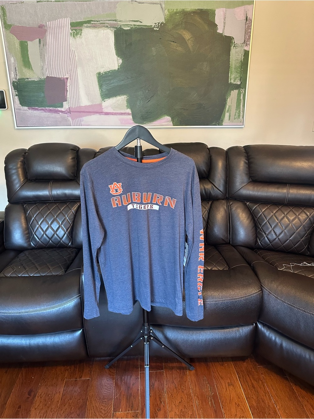 Colosseum Auburn Tigers Long Sleeve Tee Men's L NWT